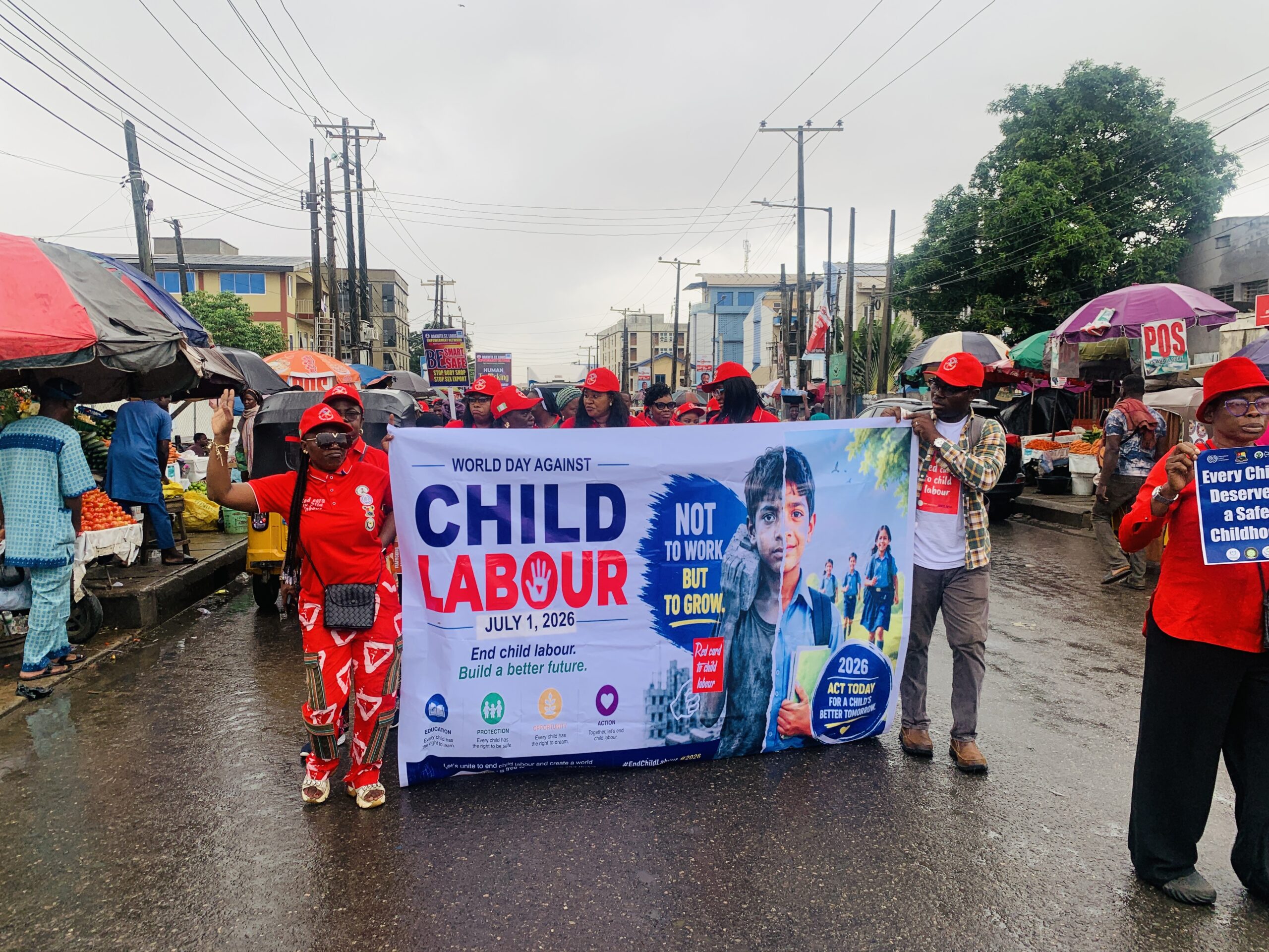 Leading the Charge: Giving Is Healing Foundation Unites with ILO and Federal Ministry in Lagos Rally Against Child Labour